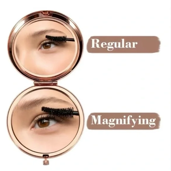 Reserved-Sisters-Rose Gold Compact Mirror Engraved “Sisters Are Like Stars” NIB - Picture 7 of 7